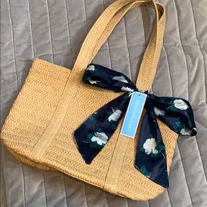 Draper James Straw Bag, NWT